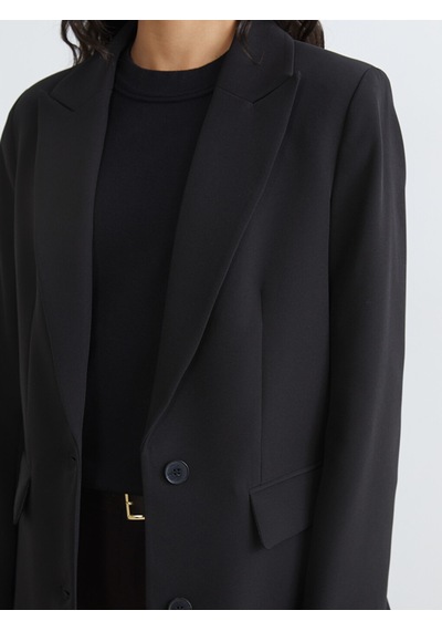 Lcw Modest Siyah Kadın Blazer Ceket