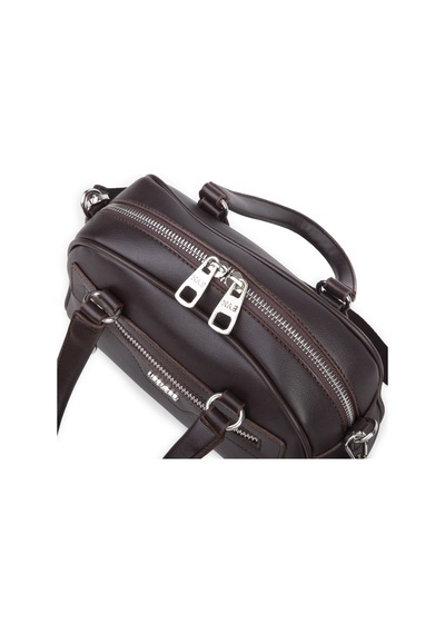 Nas Bag Kadın Şık El Ve Postacı Çanta En 22 Cm , Boy 16 Cm Kahverengi Kahve Rengi