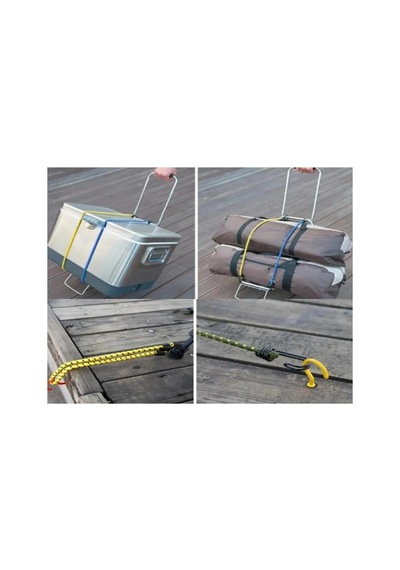 Luti Concept Kancalı Bagaj Gergi Lastiği Araç Bagaj Düzenleyici Ultra Esnek Gergi Lastik Araba Çeki Lastiği 80 Cm