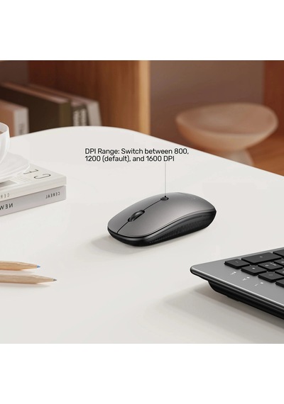 Unıtek Slımduo 2.4ghz Klavye Setı T054agy01-us Optik