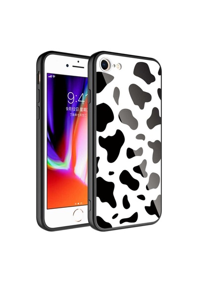 Apple Uyumlu iPhone Se 2020 Kılıf Kamera Korumalı Desenli Sert Silikon K