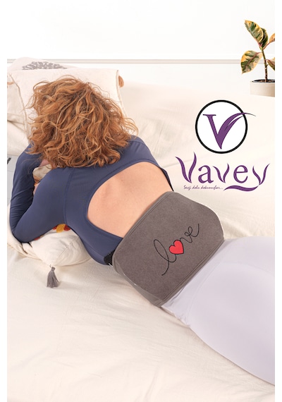 VAVEY Termojel Hediyeli Yeni Nesil Sıcak Soğuk Regl Kemeri Love Kahve