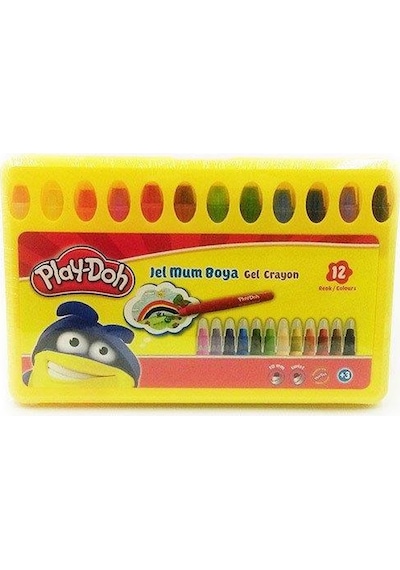 Playdoh Jel Mum Boya 12 Renk - Çantalı