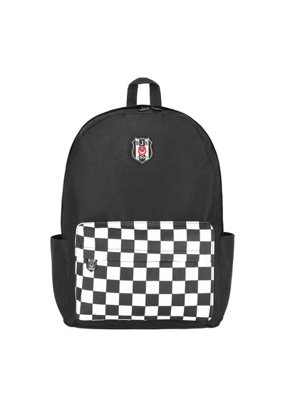 Beşiktaş Dama Cep Desenli Sırt Çantası 25305 Çok Renkli