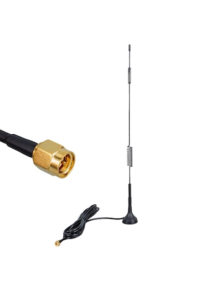 30cm 5dbi Wi-fi Adaptör Modem Router Anten 4g/lte Sma Erkek 3 Metre Rg174 Kablo