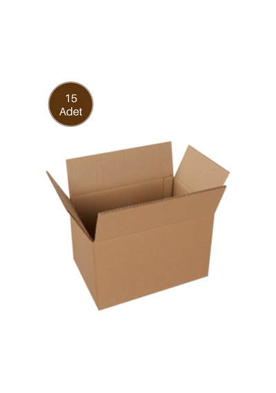 30x20x20 Cm Bc Dalga Karton Kutu, Koli, Taşıma Kolisi, Kargo Kutusu 15 Adet 15 Adet