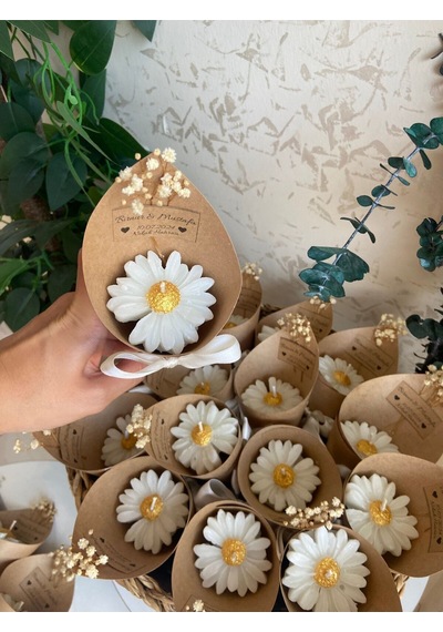 Bernami Mum Pinterest Kişiye Özel Düğün Nişan Söz Kına Sünnet Hediyelik Vanilya Kokulu Buket Mum-30 Adet Diğer
