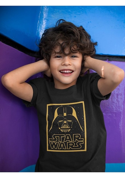 Sevbano Star Wars Darth Vader Baskılı Unisex Film Çocuk Tişört 1-12 Yaş SIYAH Sevbano Star Wars Darth Vader Baskılı Unisex Film Çocuk Tişört 1-12 Yaş SIYAH