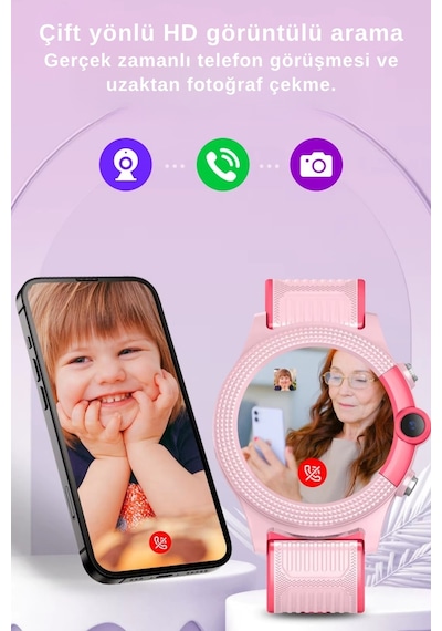 Wearfitpro D36 4G Sim Kartlı Akıllı Çocuk Saati (İthalatçı Garantili)