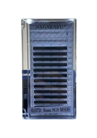 Nagaraku İpek Kirpik 0.07d 8mm Sgs Msds Lj019