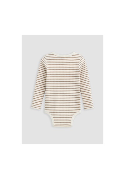 Lc Waikiki Alıta Cıty Farkıyla Lcw Baby Ekru Oval Yaka Erkek Bebek Çıtçıtlı Body Ekru - 929731858 Ekru