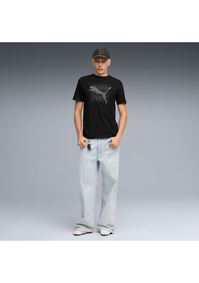 Puma Graphic Erkek Siyah T-shirt 691775