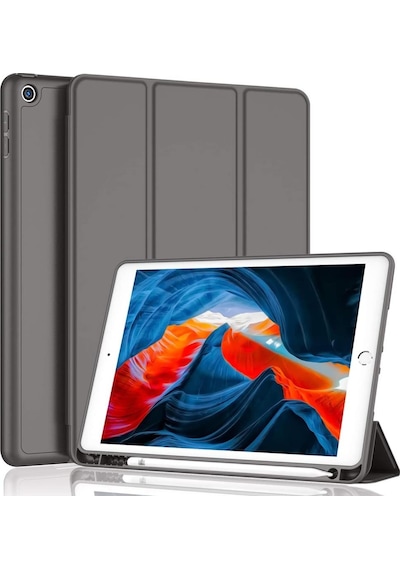 Apple Uyumlu iPad Air 3 10.5 Kılıf Kalem Bölmeli Smart Case A2152 A2123