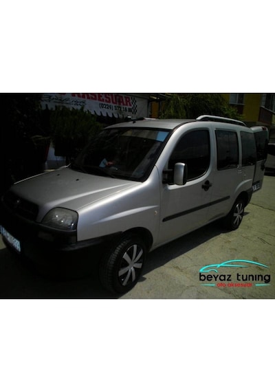 Fiat Doblo 1 Üst Port Bagaj Tavan Çıtası 2001-2009 Siyah - Gri