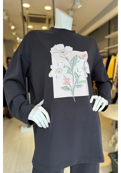 Oe25y939688 Omelya Sweatshırt Ekru