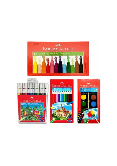 Faber Castell 4'lü Boyama Seti