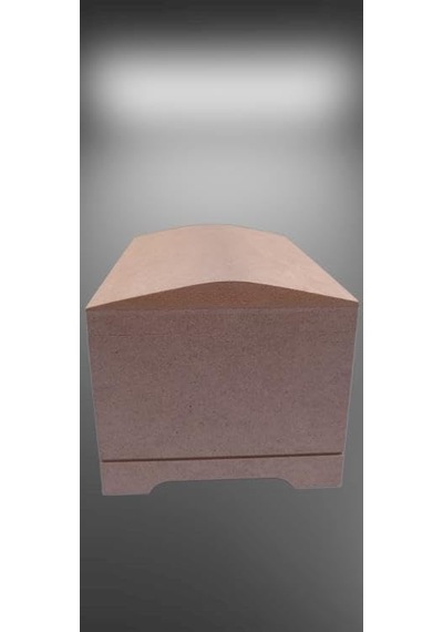 Hobi 90042 Dekoratif Sandık Seti Model Mini İkili Ham Ahşap Mdf El Yapımı