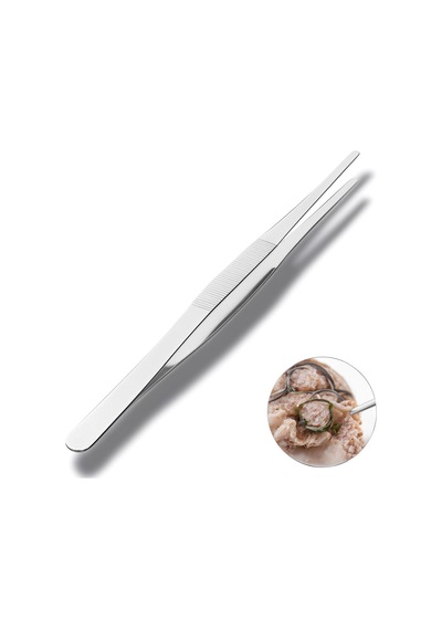 Paslanmaz Çelik Profesyonel Şef Cımbızı 30 Cm Ergonomik Tasarım Dayanıklı Mutfak Maşası Et Pişirme Barbekü Ve Pasta Süsleme İçin İdeal
