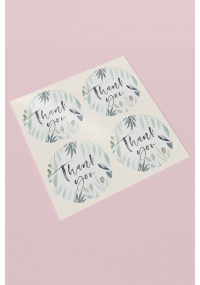 Pretty Things Inside Pembe Kargo Paketleme Sticker 3x3cm St2112 Çok Renkli