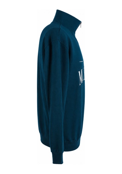 Trender Marseılle Yarım Fermuarlı Petrol Erkek Sweatshirt 27kdt1000002 Petrol Mavi