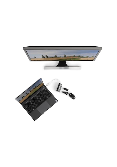 Usb Hub, 4 Ports, Usb 2.0, 480 Mbit/s, Siyah