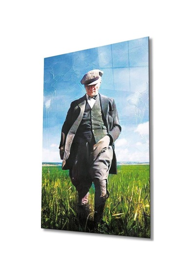 Atatürk Portre Cam Tablo Modern Ev Ofis Salon Hediyelik Büyük Tablo Duvar Dekoru8