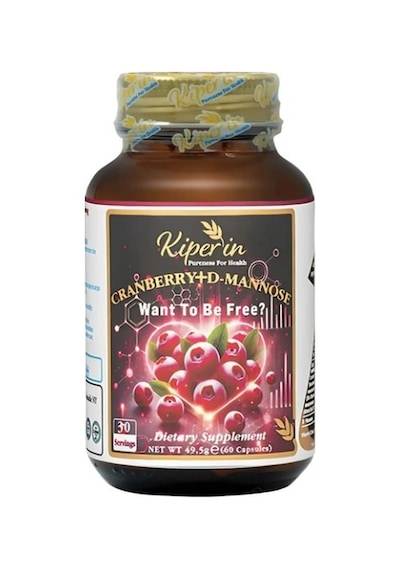 Kiperin Cranberry D-mannoz Vitamin C 60 Kapsül
