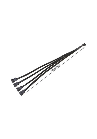 30 cm. 4 Port 4 Pin Fan Çoklayıcı Y PWM Çoklayıcı Splitter Kablo