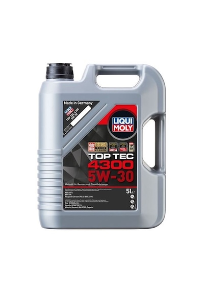 Liqui Moly 2324 Tam Sentetic Top Tec 4300 5W-30 5 Litre Motor Y