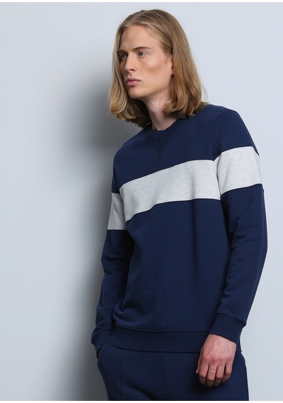 Ramsey Lacivert Düz Sweatshirt