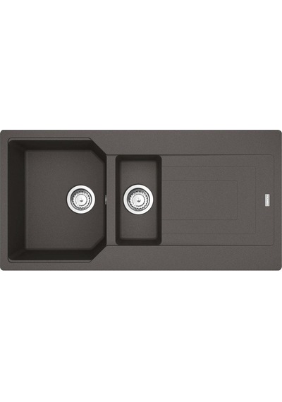 Franke Urban Ubg 651-100 Granit Slate Grey Evye, Active Plus Doccia Krom Armatür Gri