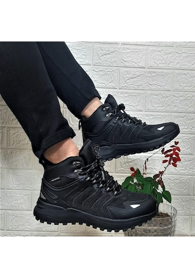 Jump 28680 Siyah Waterproof Kaymaz Taban Erkek Bot 001