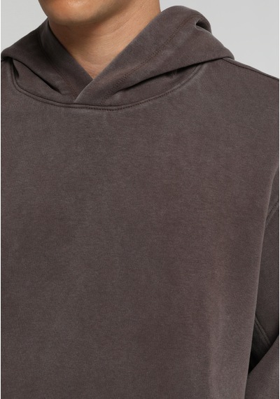 Colin's Colins Relaxed Fit Kapüşonlu Düz Erkek Kahverengi Sweatshirt Cl1081803 Q1.v1 Brw