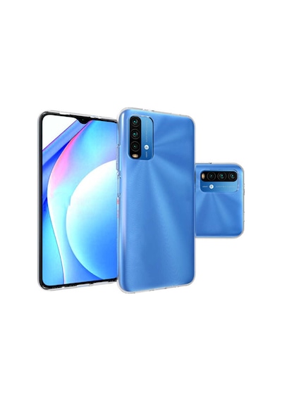 Xiaomi Redmi 9T Kılıf Şeffaf Silikon Hibrit Case Renksiz