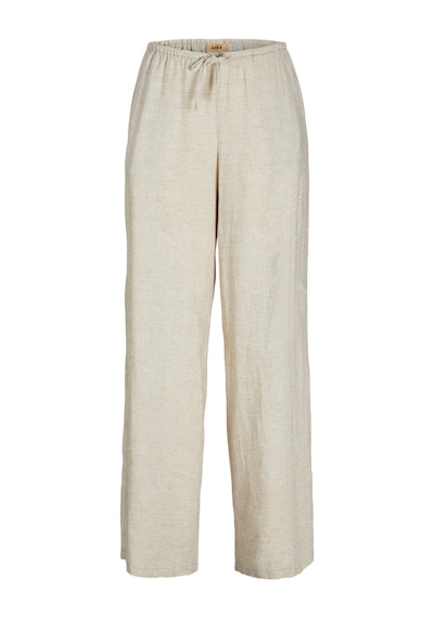 Jack & Jones Kadın Keten Karışımlı Pantolon - Breeze - 12269769 Feather Gray