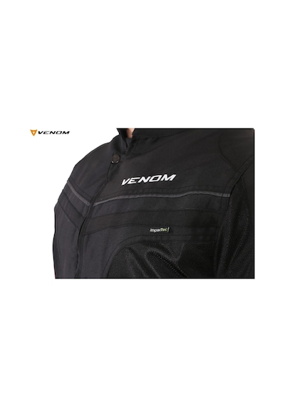 Venom Dynamic Pro Yeni Seri Cordura Motorcu Ceketi Yazlık Full Fileli Mont