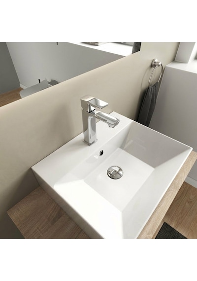 Adell Bloc Lavabo Bataryası -parlak Krom Krom