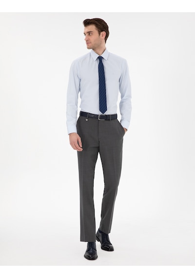 Pierre Cardin Erkek Açık Mavi Gömlek Basic 50307297-vr003 Açik Mavi