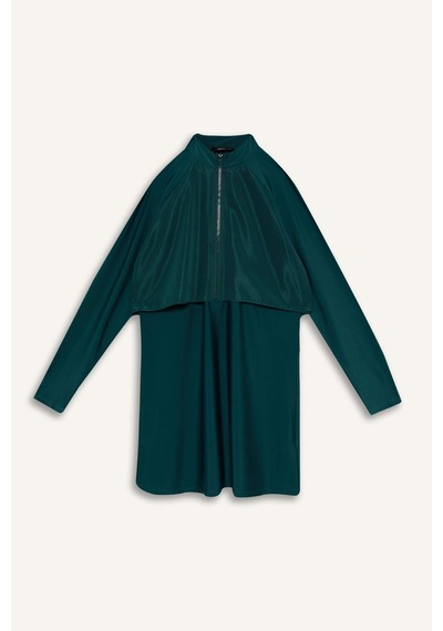 Defacto Regular Fıt 5li Koyu Yeşil Burkini Mayo G8897ax26smgn756 Yeşil-gn756