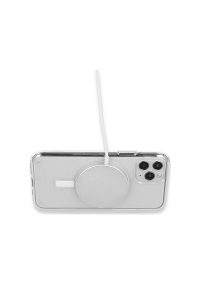 Tedar Apple iPhone  Uyumlu  15 Pro Kılıf Magneticsafe Şeffaf Silikon - Şeffaf Najmaddin standart