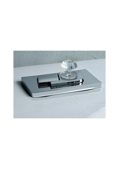 Askımo - 4 Adet Kristal Tasarımlı Çok Amaçlı Yapışkanlı Tutacak Buton 85713017