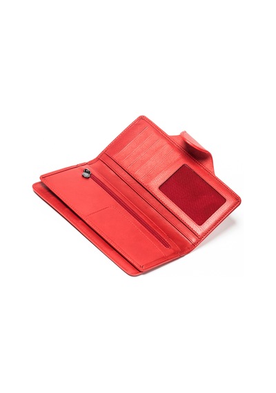 Kırmızı Cüzdan & Kartlık Unisex 2644 Grande Deri Cüzdan Kartlık
