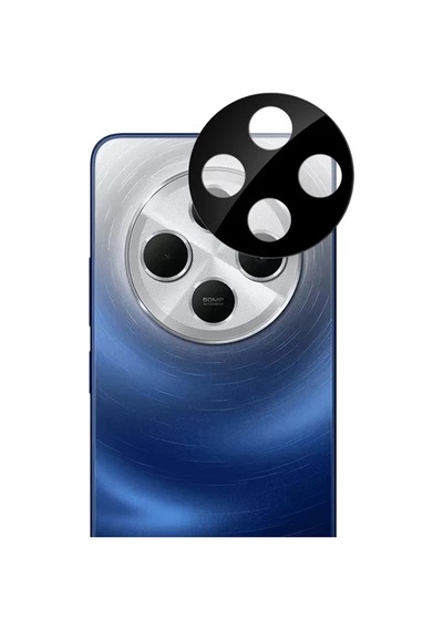 Xiaomi Redmi 14c Uyumlu Kamera Lens Koruyucu Tam Kaplayan Kavisli Kamera Lens Koruyucu