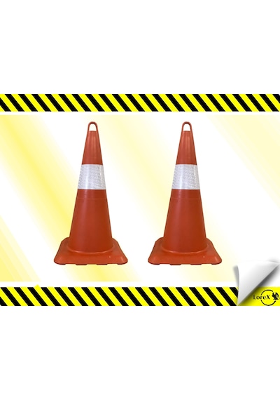 Lorex Lr-0250 Kırılmaz Trafik Konisi 2'li