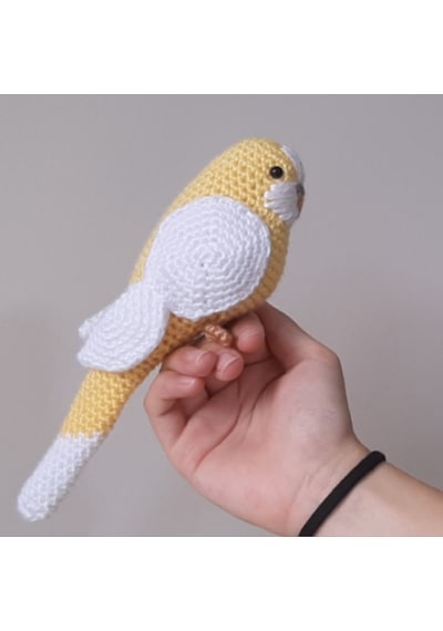 Amigurumi Kuş Oyuncak Muhabbet Kuşu Sarı