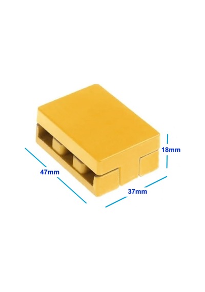 Kablo Bağlantı Kutusu 3 Pin M6 Vida Yüksek Akım Klemens Güç Dağıtım Koruma Terminal Elektrikli Bisi