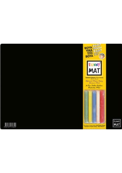 Funny Mat Black Tebeşirli Serbest Çalışma 25x35cm