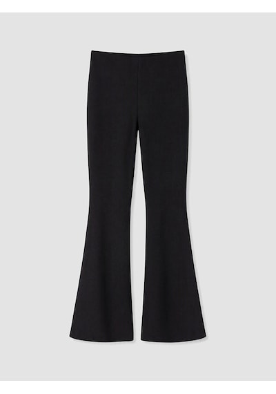 Lcw Comfort Siyah Beli Lastikli İspanyol Paça Kadın Pantolon