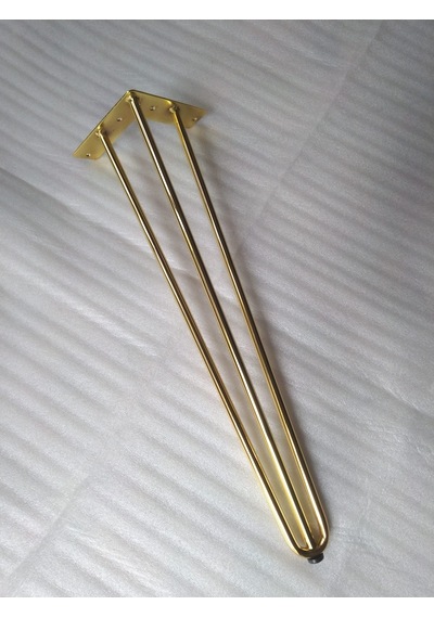 Demontepark Metal Firkete Ayak (Gold renk kaplama)