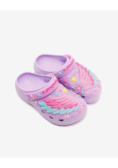 Skechers Sweetheart Büyük Kız Çocuk Mor Işıklı Sandalet 308367l Lvmt Mor
